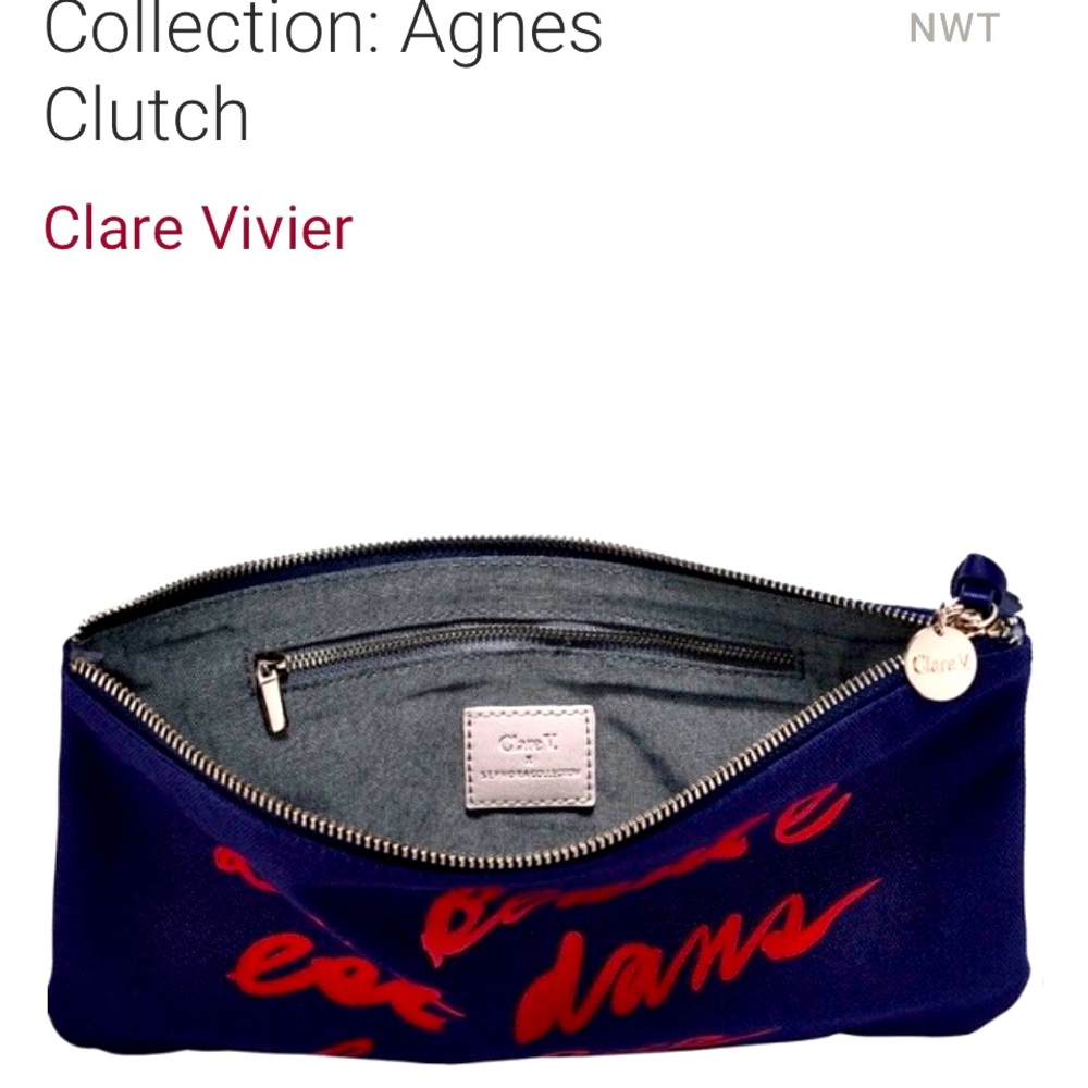 CLAIRE V. For Sephora Collection: AGNES CLUTCH💄NWT - Picture 6 of 10